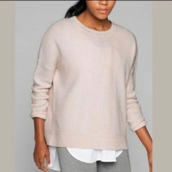 Athleta Habitat Wool Cashmere Oversized Pink Sweater Size XXS - Picture 1 of 11